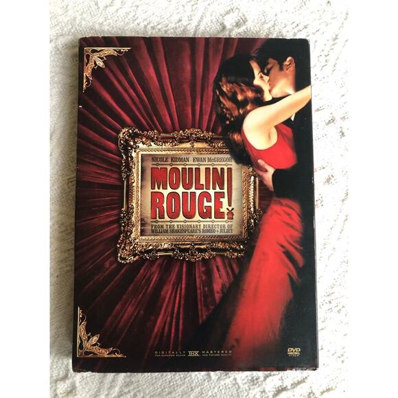 Moulin Rouge Widescreen Special Ed Dvd 2001 Movie Nicole Kidman Ewan McGregor - Picture 1 of 3